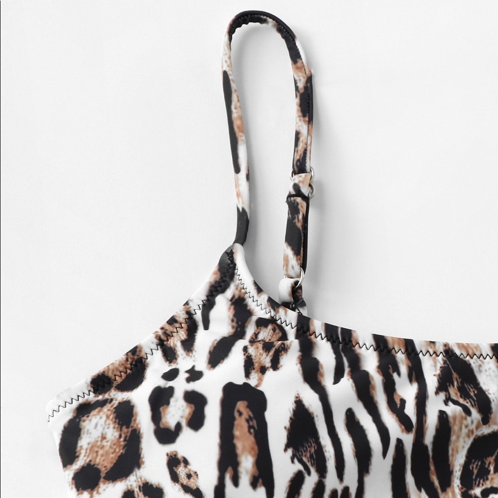 Leopard Print one piece swimsuit - Picture 8 of 8